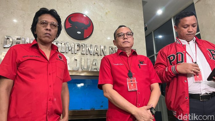 Adian, Deddy Sitorus dan Ronny di DPP PDIP