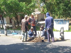 Pipa PDAM Pecah, 250 Rumah di Karangmojo Gunungkidul Terdampak