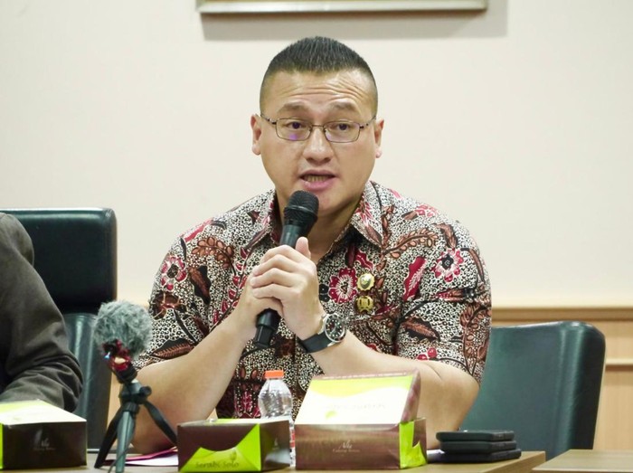 Anggota DPRD DKI Jakarta, Fraksi PDI Perjuangan Hardiyanto Kenneth.