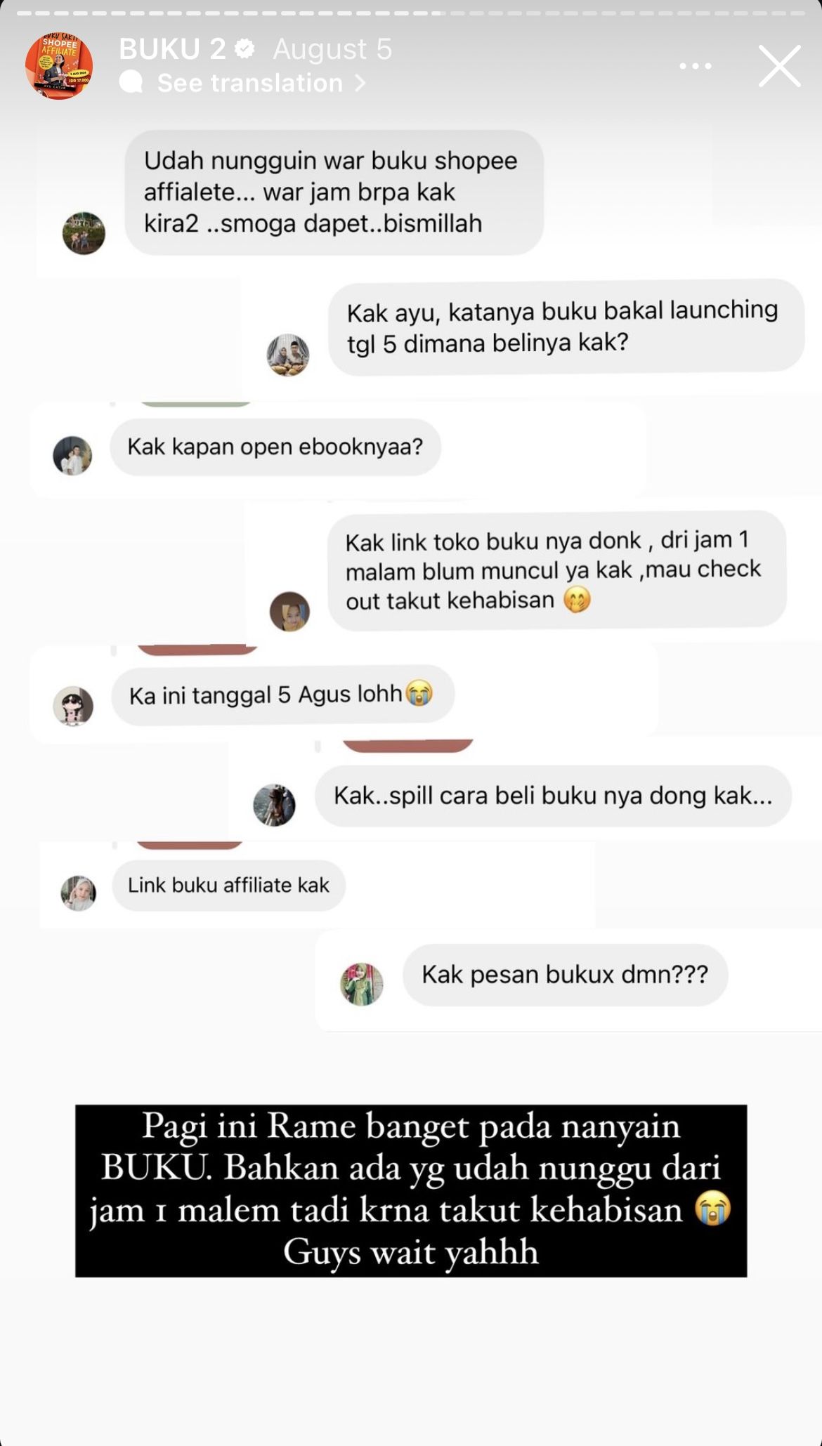 Ayu Catur Luncurkan Buku Sakti
