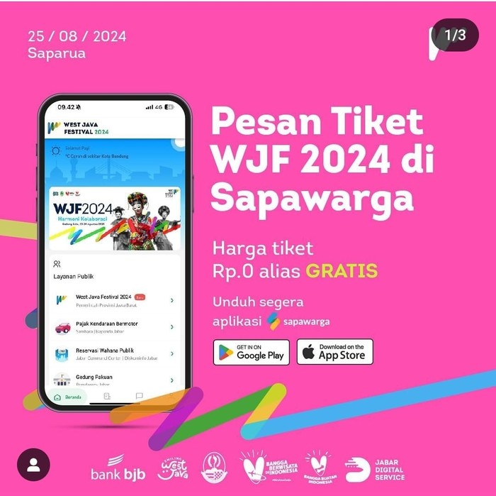 Cara Dapat Tiket West Java Festival 2024.