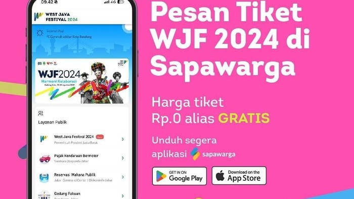 Cara Dapat Tiket West Java Festival 2024.
