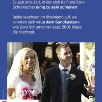 Ralf Schumacher menikah dengan Cora Schumacher selama 14 tahun. Keduanya dikaruniai seorang putra, David Schumacher, yang juga mengikuti jejak ayah dan pamannya di dunia balap mobil.  Foto: Instagram Cora Schumacher