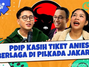 PDIP Kasih Tiket Anies Berlaga di Pilkada Jakarta?