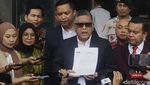 Ekspresi Hasto Usai Diperiksa KPK soal Kasus DJKA