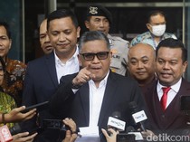 Ekspresi Hasto Usai Diperiksa KPK soal Kasus DJKA