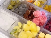 Unik! Wanita Ini Bikin Es Batu dengan Beragam Fungsi