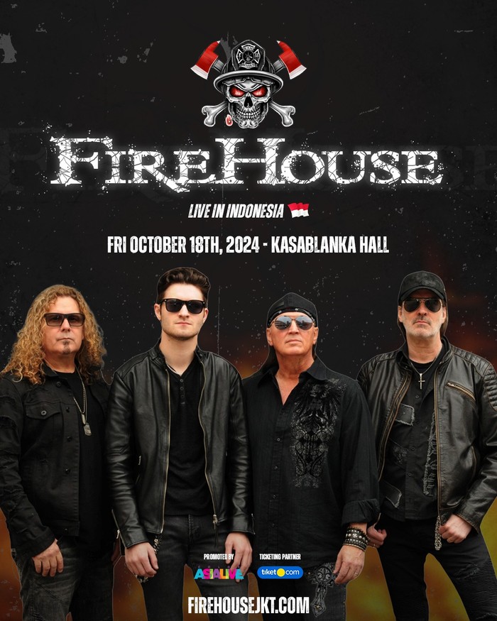 Firehouse FIREHOUSE Bakal Konser di Jakarta.