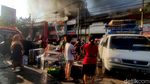 Kebakaran di Pasar Induk Krian Sidoarjo