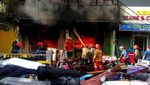 Kebakaran di Pasar Induk Krian Sidoarjo