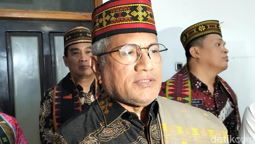 Kepala BNN Marthinus Hukom di Kantor Bupati Manggarai Barat di Labuan Bajo, Selasa (19/8/2024). (Ambrosius Ardin)