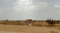 Situs Shisr, dengan gabungan artefak sejarah dari berbagai peradaban kuno, berdiri sebagai mercusuar bagi upaya arkeologi kolaboratif. REUTERS/Abdel Hadi Ramahi  