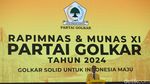Momen AGK Buka Rapimnas Partai Golkar