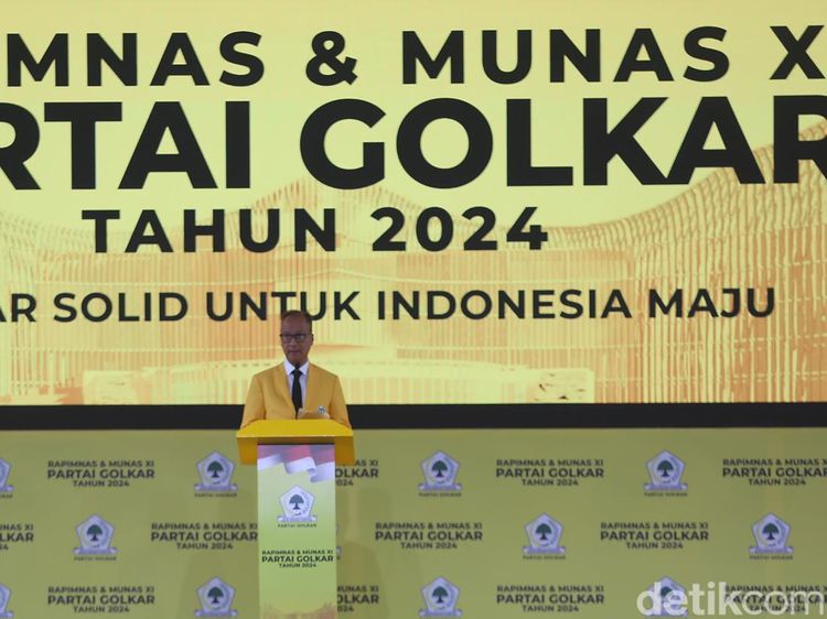 Momen AGK Buka Rapimnas Partai Golkar