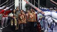Sebelumnya Presiden Joko Widodo resmi melantik Supratman Andi Atgas sebagai Menteri Hukum dan Hak Asasi Manusia (Menkumham) di Istana Negara, Senin (19/8/2024).  