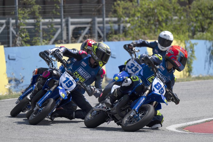 Pebalap Yamaha Racing Indonesia (YRI) Wahyu Nugroho mengikuti VR46 Master Camp