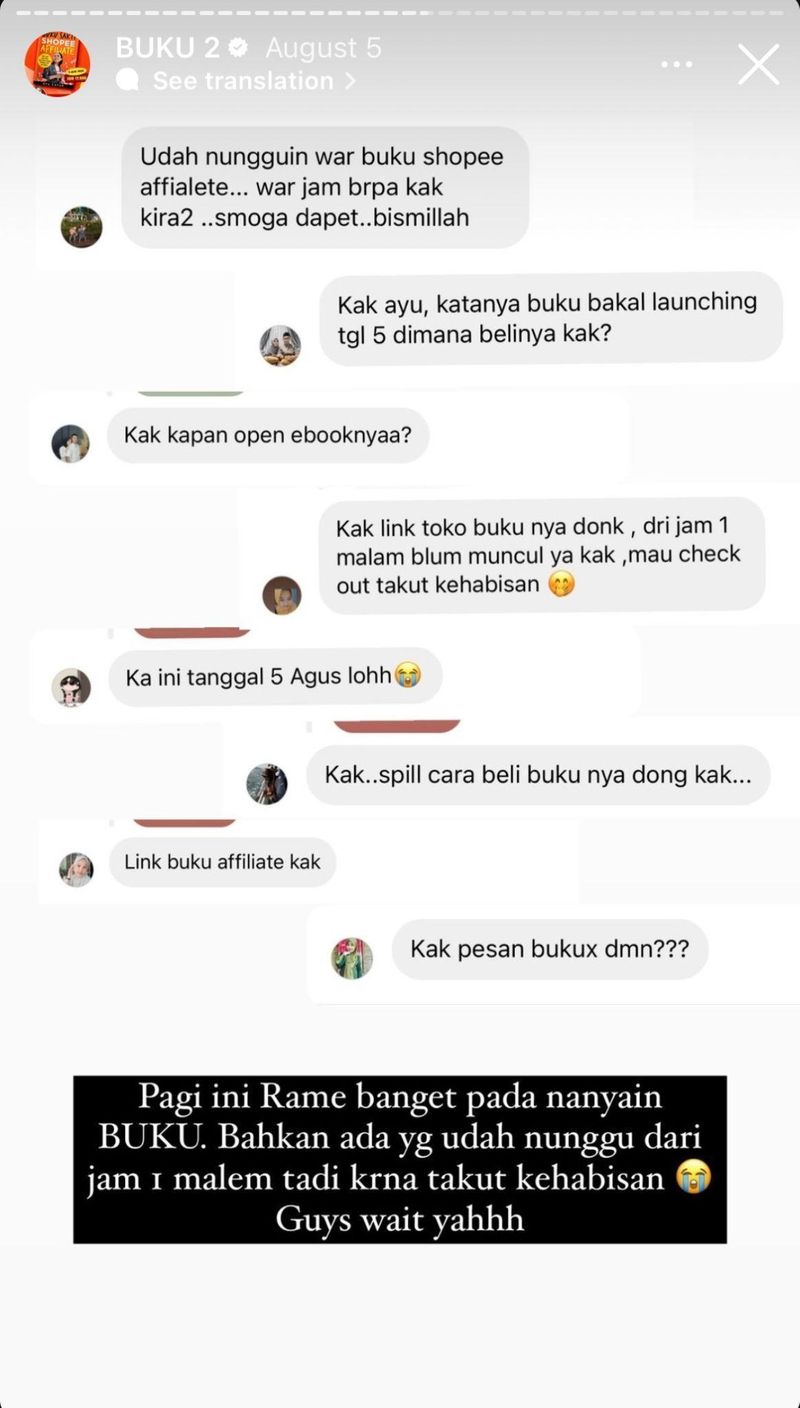 Rilis Buku Sakti Shopee Affiliate, Ayu Catur Raih Respons Positif Warganet