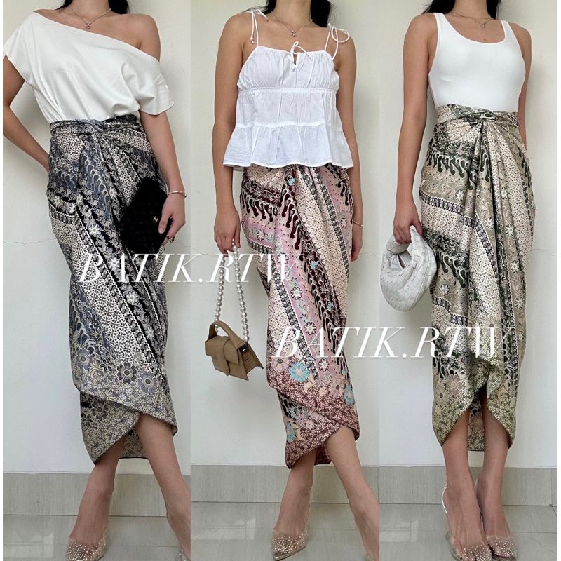 rok lilit batik modern rok lilit batik modern
