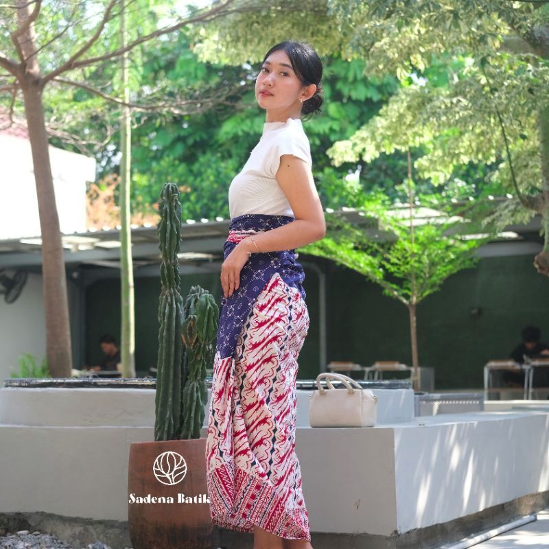 rok lilit batik modern rok lilit batik modern