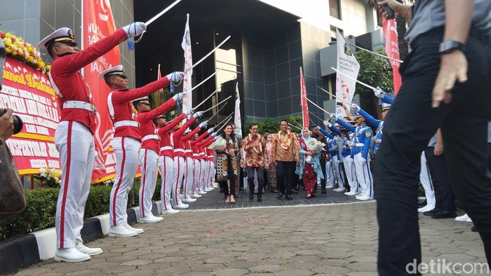 Serah terima jabatan Menkumham dari Yasonna ke Supratman