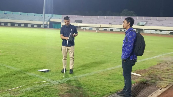 Stadion Tuban Sport Center saat diverifikasi tim dari LIB