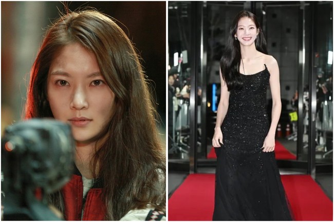 Gong Seung Yeon sebenarnya memiliki berat badan 44 kg. Dia rela menaikkan 8 kg agar terlihat lebih imut sebagai mahasiswa di film Handsome Guys. Kakak perempuan Jeongyeon TWICE itu mengaku sering mendatangi truk makanan ringan di lokasi syuting. Foto: Instagram