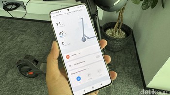 Semua data perjalanan dapat diakses lewat aplikasi Mi Home. Foto: Adi Fida Rahman/detikINET