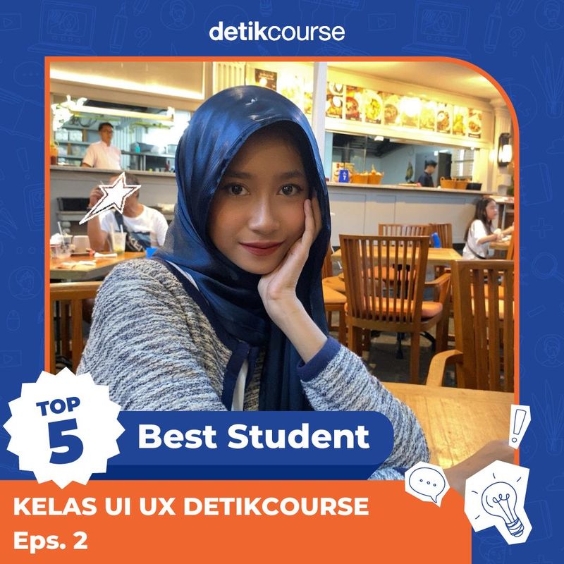 5 Peserta terbaik UI/UX detikCourse