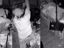 Aksi Pencuri Penuh Akal Bobol Toko hingga Gondol Laptop di Bandung