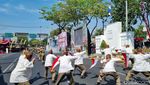 Potret Peringatan Hari Juang Polri di Surabaya