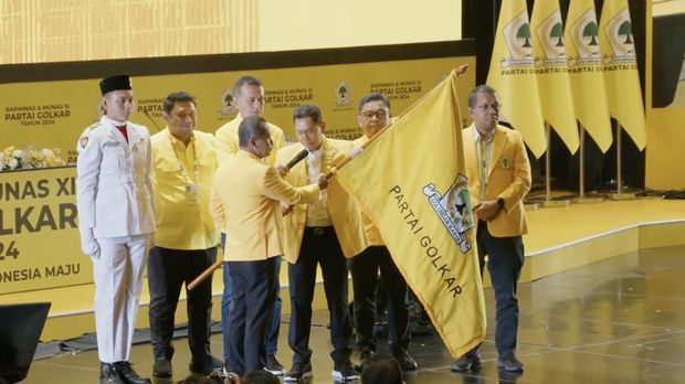 Bahlil Lahadalia akhirnya resmi menjadi Ketua Umum Golongan Karya (Golkar), menggantikan Airlangga Hartarto yang mundur. Bahlil ditetapkan menjadi Ketum Golkar di Musyawarah Nasional (Munas) XI Golkar yang berlangsung di JCC Senayan, Jakarta, Rabu (21/8/2024). (Tangkapan Layar Youtube Golkar Indonesia)