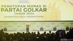 Berkemeja Kuning, Jokowi Tutup Munas XI Golkar
