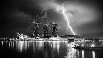 Karya finalis Damian Almua Foto: Black and White Photo Awards