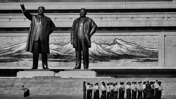 Pemenang kedua kategori Street diraih Alain Schroeder Foto: Black and White Photo Awards
