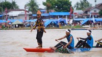 Pada tahun ini Pacu Jalur dihelat mulai 21 hingga 25 Agustus 2024. Sebanyak 225 peserta jalur ikut perlombaan yang masuk Kharisma Event Nusantara. (Dok Diskominfotik Riau)