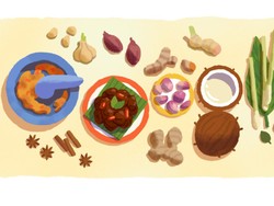 Rendang Mejeng di Google Doodle Hari Ini