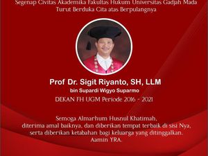 Profil Prof Sigit Riyanto, Guru Besar FH UGM yang Wafat Hari Ini