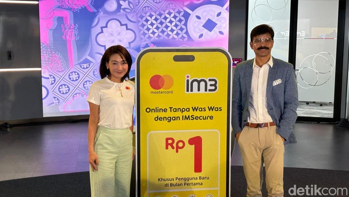 Indosat Ooredoo Hutchison dan Mastercard hadirkan fitur keamanan siber IMSecure hanya Rp 1 dengan masa aktif 30 hari.