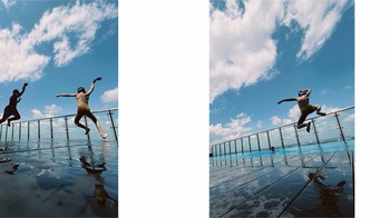 Jumping into Dreams karya Xingping Zhou dari China terpilih sebagai pemenang kategori Series. Foto-foto ini diambil menggunakan iPhone 13. Foto: Xingping Zhou/iPhone Photography Awards 2024