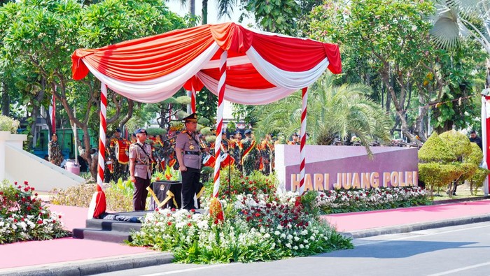 Kapolri Pimpin Peringatan Hari Juang Polri di Surabaya