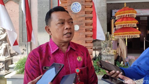 Kepala Dinas Pendidikan Tabanan I Gusti Ngurah Darma Utama saat diwawancarai, Rabu (21/8/2024).