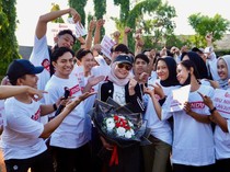 Milenial Dukung Nina Agustina di Pilbup Indramayu