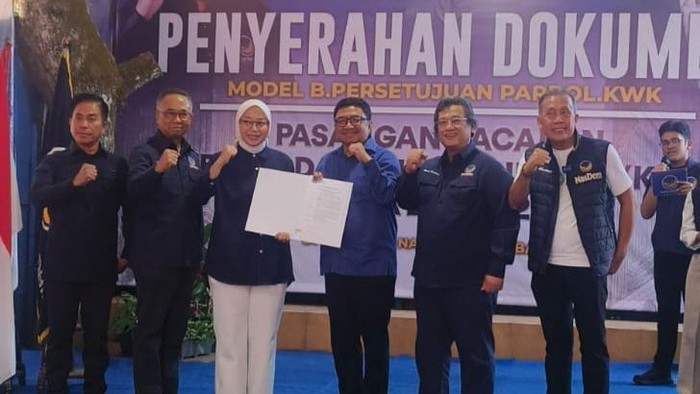 NasDem memberikan dukungan untuk Abdul Syakur dan Putri Karlina di Pilbup Garut 2024