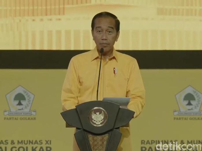 Presiden Joko Widodo (Jokowi) di Munas Golkar