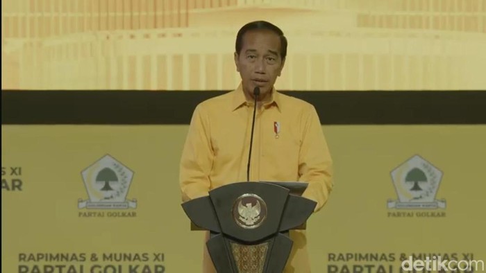 Presiden Joko Widodo (Jokowi) di Munas Golkar