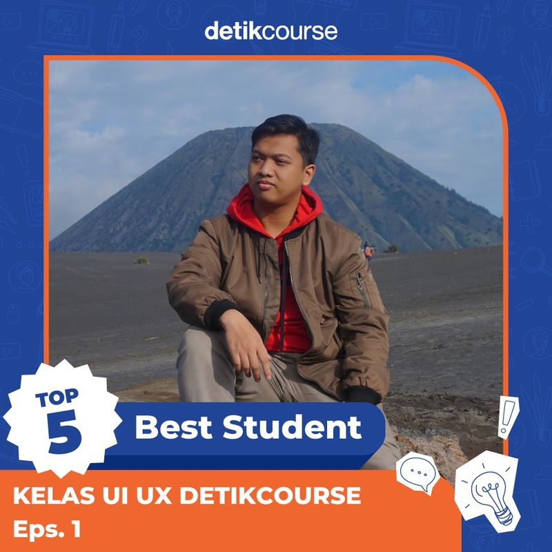Top 5 peserta terbaik detikCourse Kelas UI/UX untuk pemula