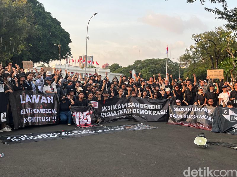 Aksi Kamisan 22 Agustus 2024. (Rumondang Naibaho/detikcom)