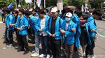 Gerbang Pancasila DPR Juga Digeruduk Massa Tolak Revisi UU Pilkada