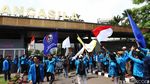 Gerbang Pancasila DPR Juga Digeruduk Massa Tolak Revisi UU Pilkada