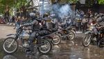 Aksi Tolak RUU Pilkada di Semarang Ricuh, Polisi Tembakkan Gas Air Mata